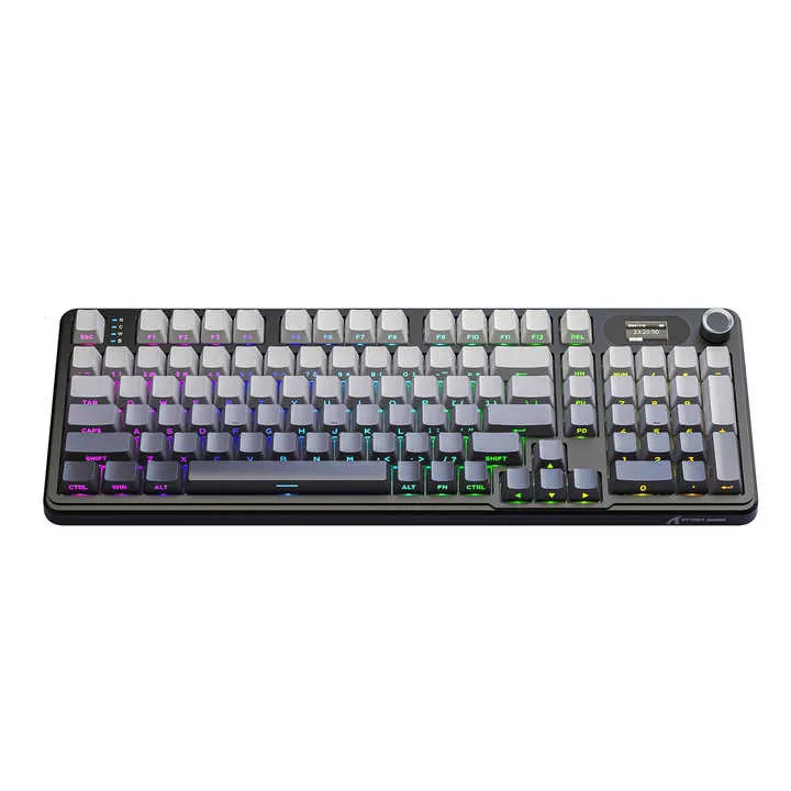 لوحة مفاتيح ميكانيكية لاسلكية لمهاجمة القرش . Shark Attack X98Pro Wireless Mechanical Keyboard 3-