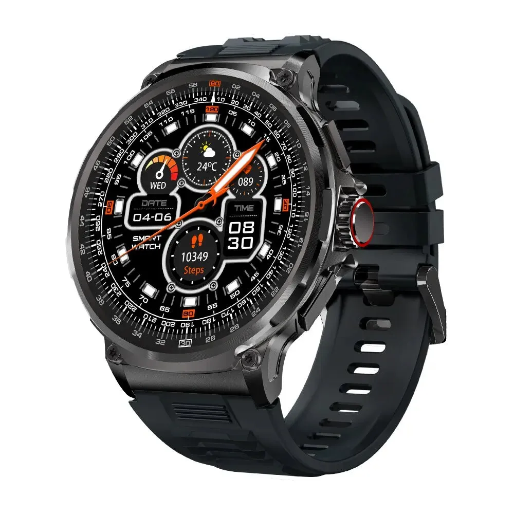 1.85 Inch Hd Bluetooth Smart Watch For Men - Fitness Tracker With Heart Monitor