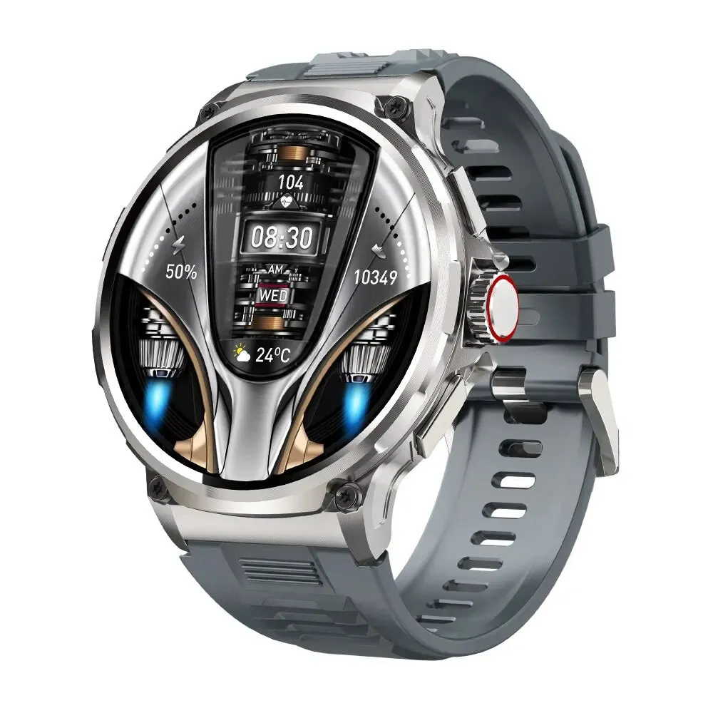 1.85 Inch Hd Bluetooth Smart Watch For Men - Fitness Tracker With Heart Monitor