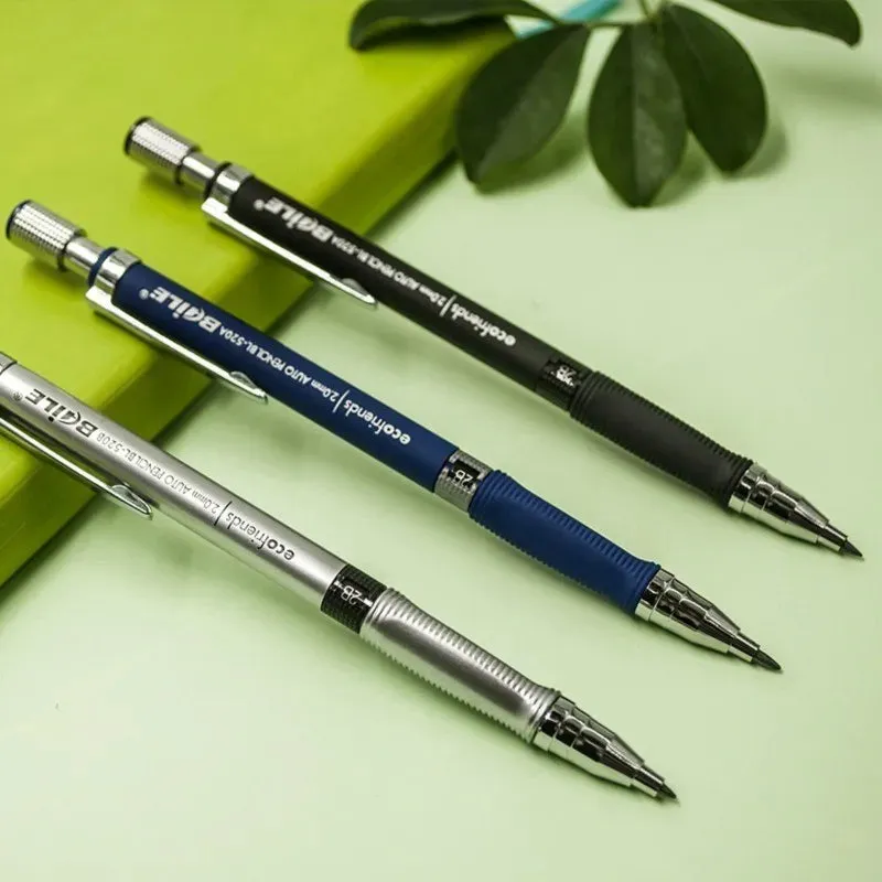 2.0mm Mechanical Pencil Set with 2b Lead Refill for Writing Sketching and Drawing