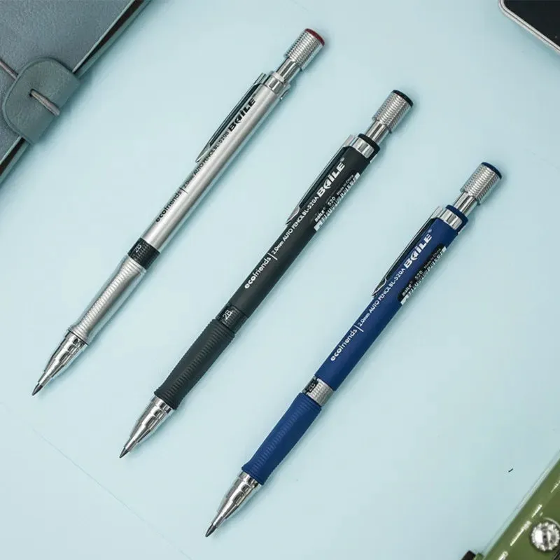 2.0mm Mechanical Pencil Set with 2b Lead Refill for Writing Sketching and Drawing