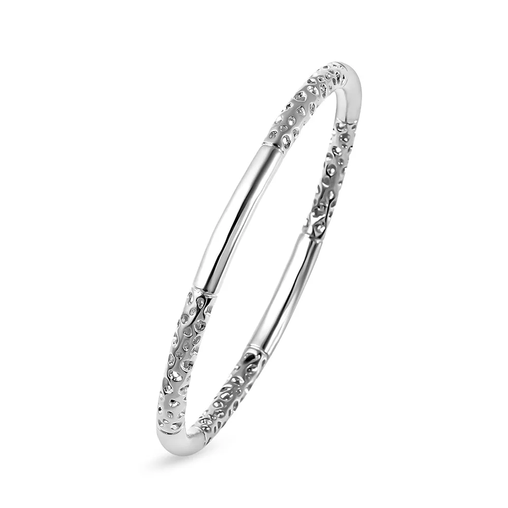 Allegro Lattice Skinny Slim Bangle