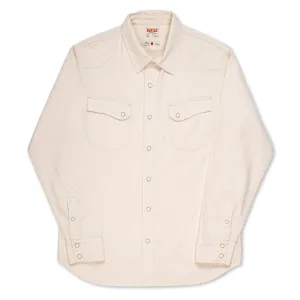 BCS-01 WESTERN SHIRT 6 oz. ecru denim