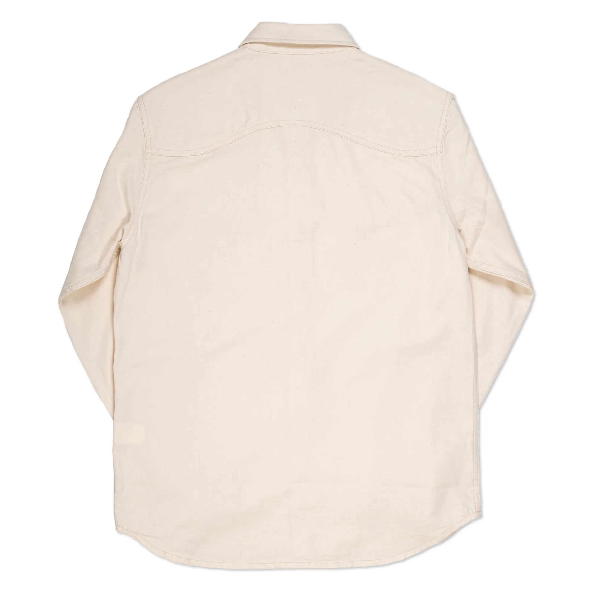 BCS-01 WESTERN SHIRT 6 oz. ecru denim