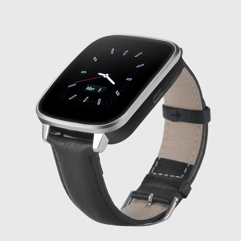 Bluetooth 4.0 Smart Watch - iOS   Android App, Call Answering, Notification, Heart Rate Sensor, Pedometer (Black)