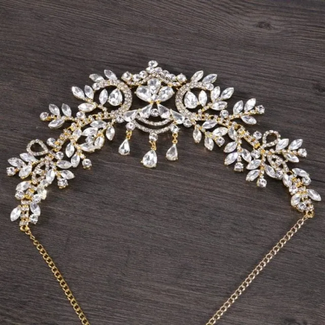 Bridal Luxury Rhinestone Tiara