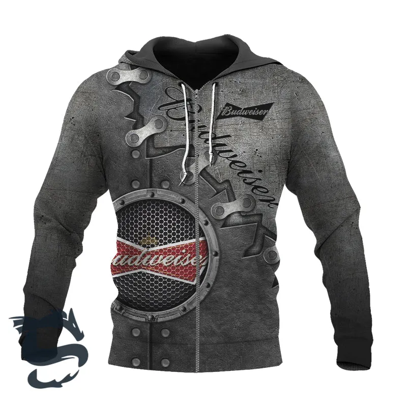 Budweiser Mechanical Hoodie & Zip Hoodie