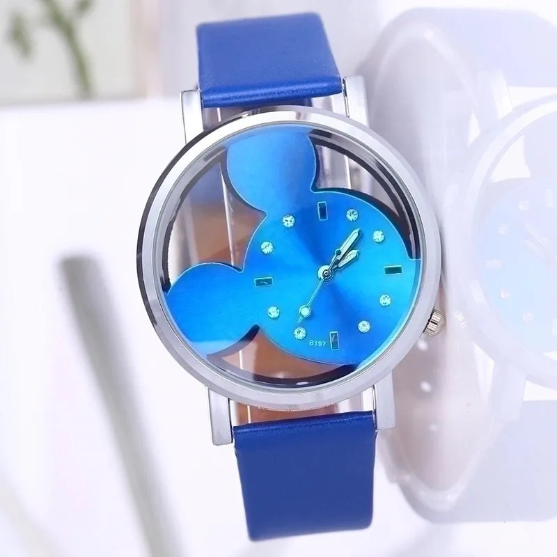 Cartoon Style Geometric Buckle Quartz Women's Watches