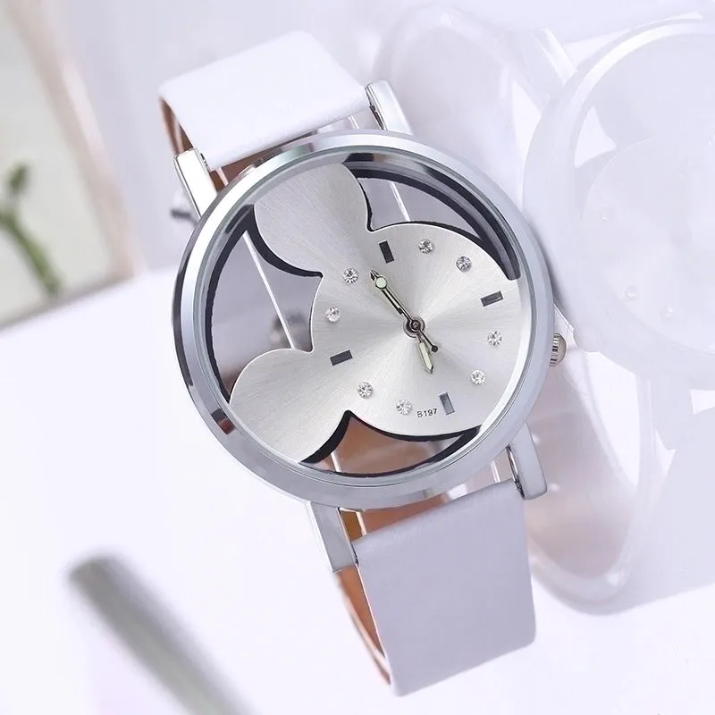 Cartoon Style Geometric Buckle Quartz Women's Watches
