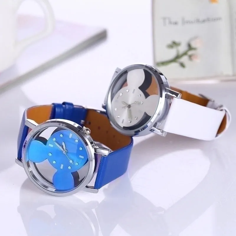Cartoon Style Geometric Buckle Quartz Women's Watches