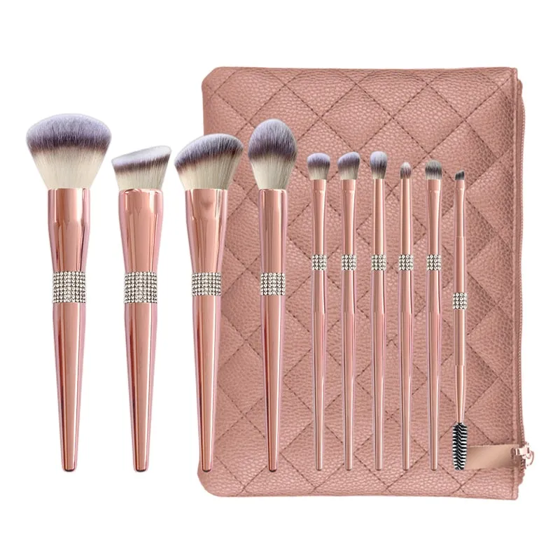 Diamond Makeup Brushes Set