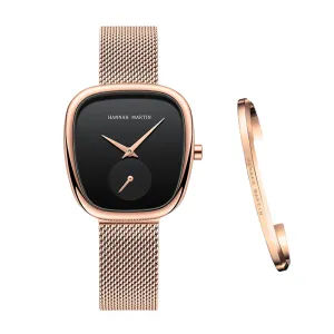 Fashionable Minimalist Style Oval Watches
