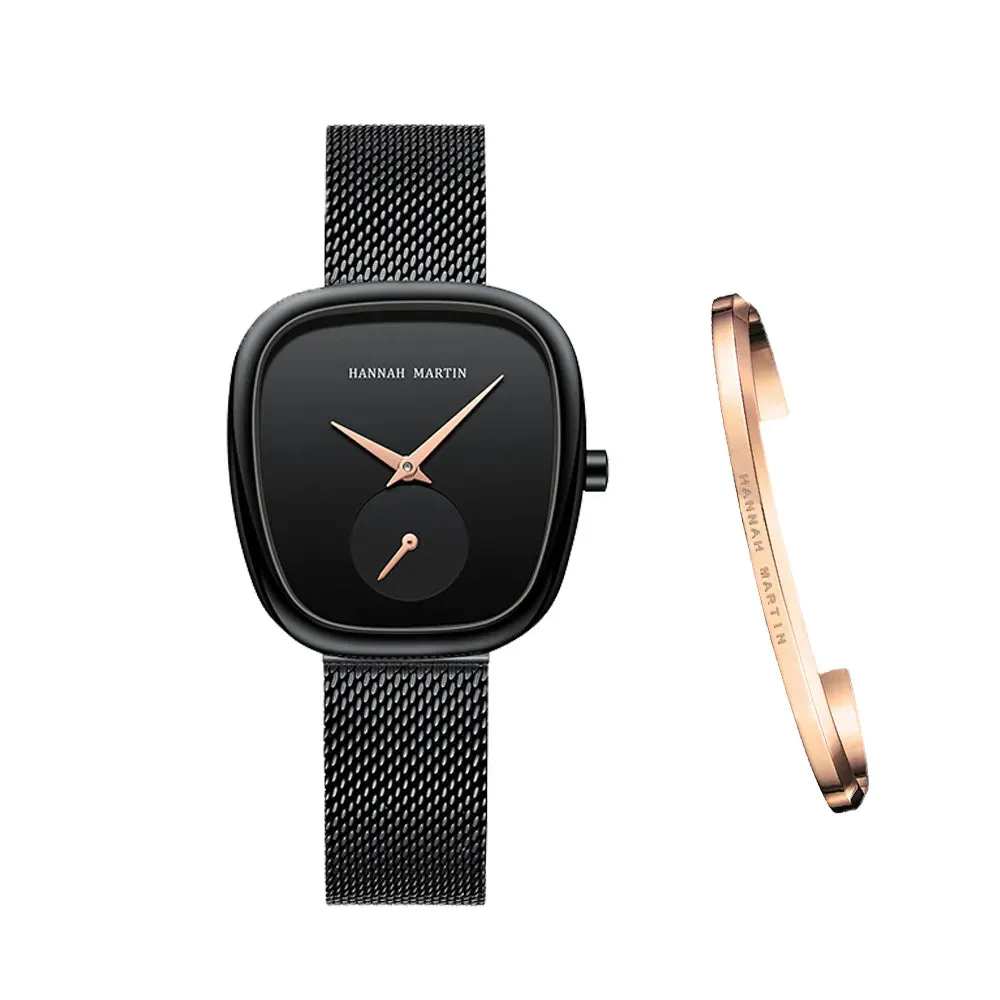 Fashionable Minimalist Style Oval Watches