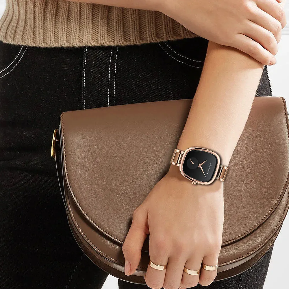 Fashionable Minimalist Style Oval Watches