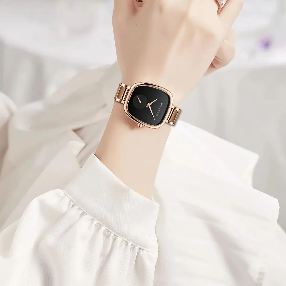 Fashionable Minimalist Style Oval Watches