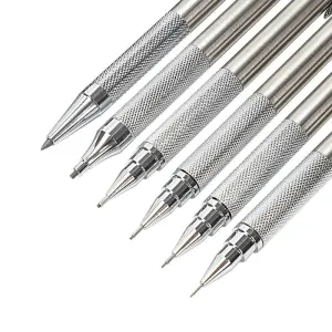Full Metal Mechanical Pencil Set 0.3 to 2.0mm Art