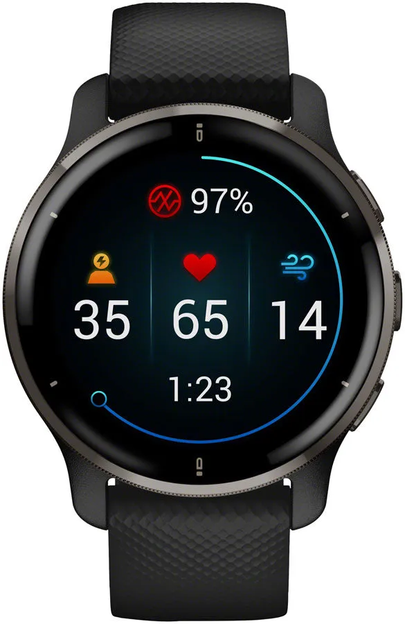 Garmin Venu 2 Plus Slate/Blk 43mm