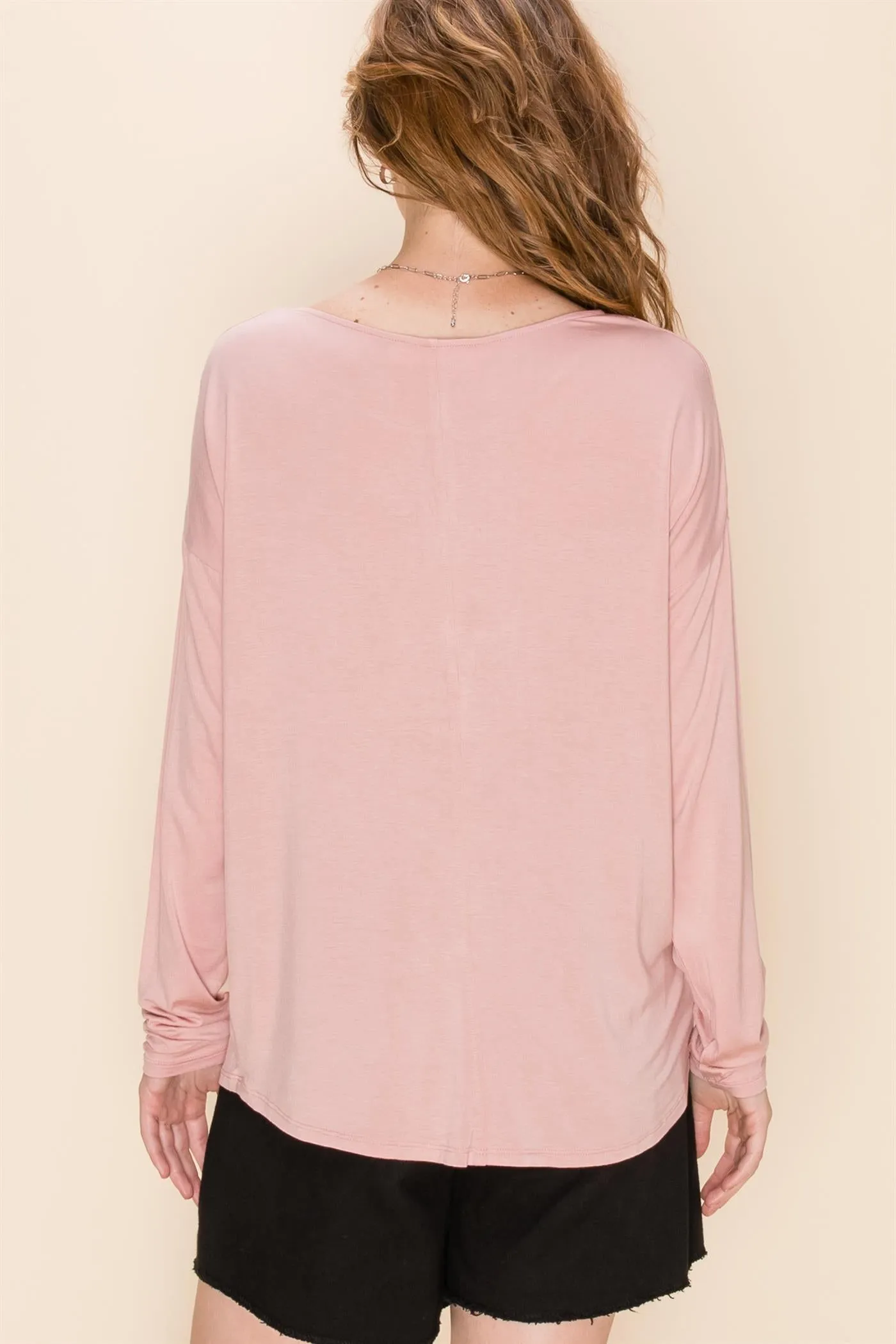 HyFve Double Zero Misty Rose Pocket Long Sleeve