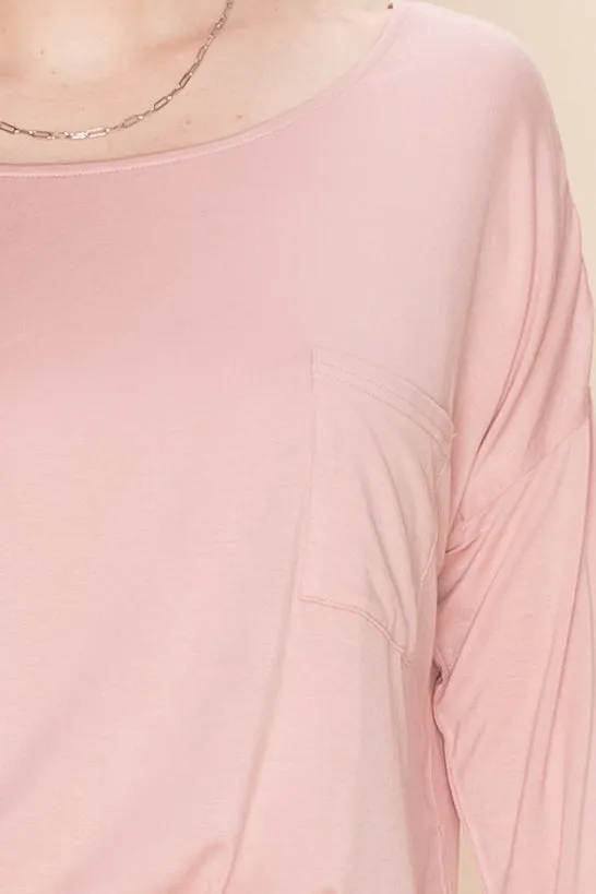 HyFve Double Zero Misty Rose Pocket Long Sleeve