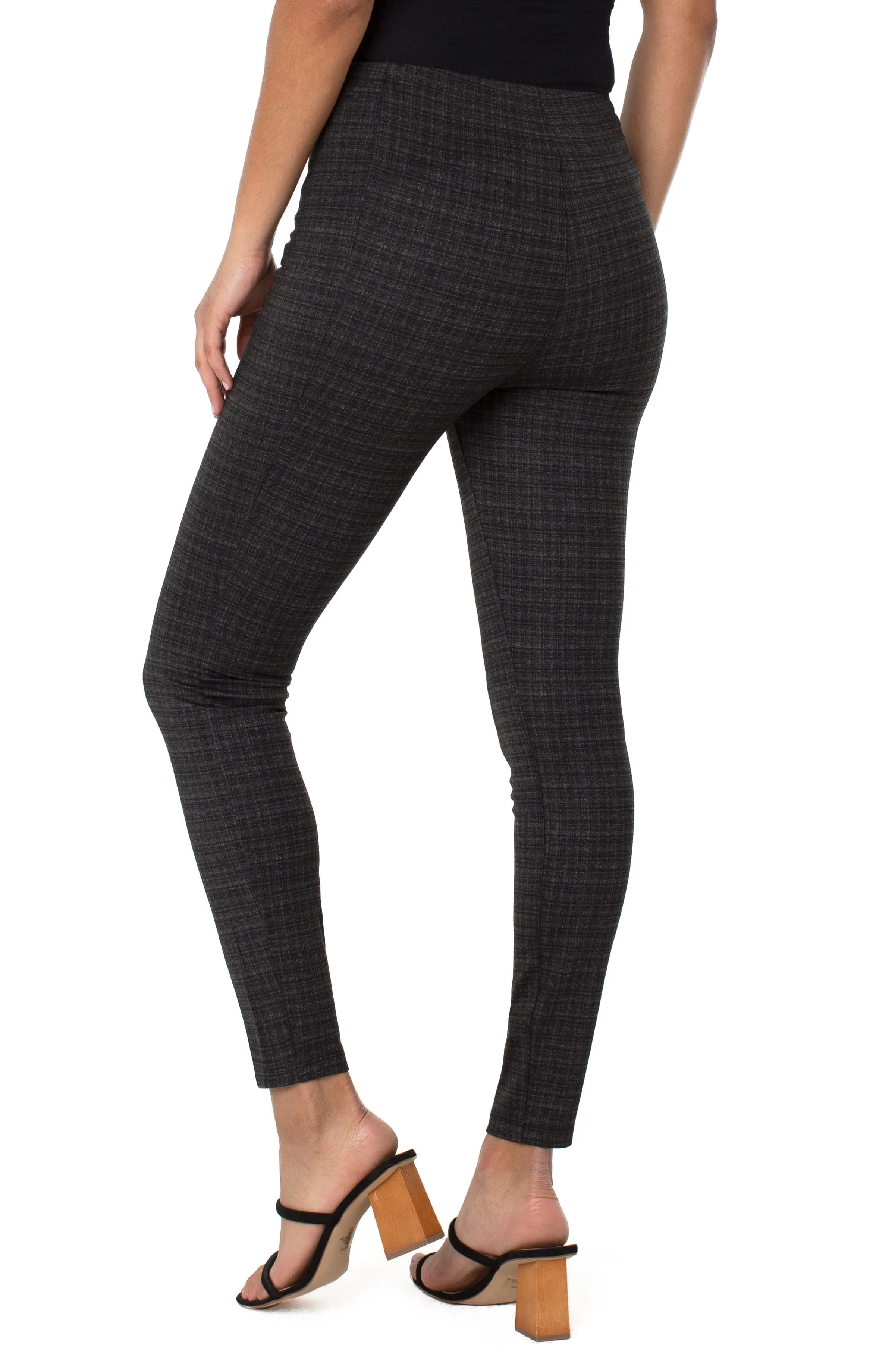 Liverpool Reese High Rise Ankle Legging 28 ins In Mini Plaid