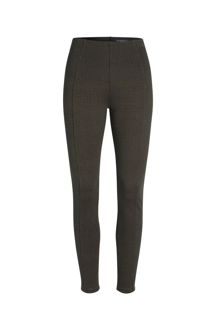 Liverpool Reese High Rise Ankle Legging 28 ins In Mini Plaid