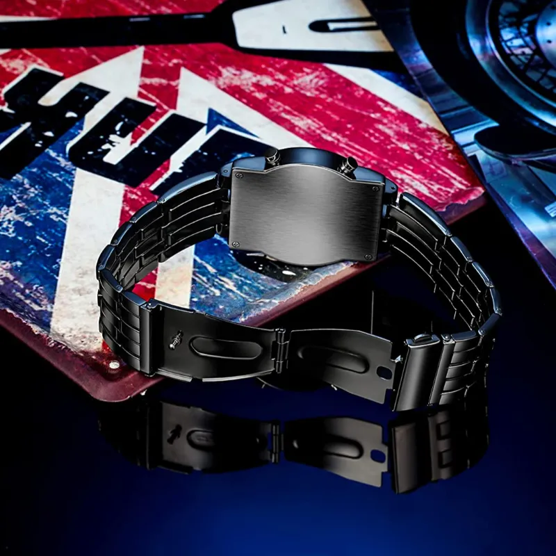 Men's Binary Matrix LED Digital Watch