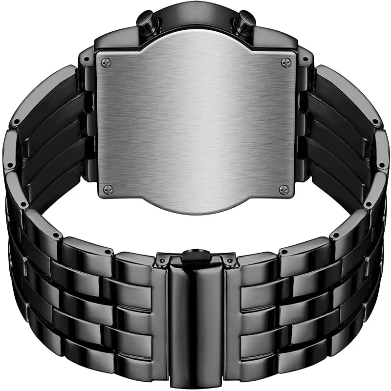 Men's Binary Matrix LED Digital Watch