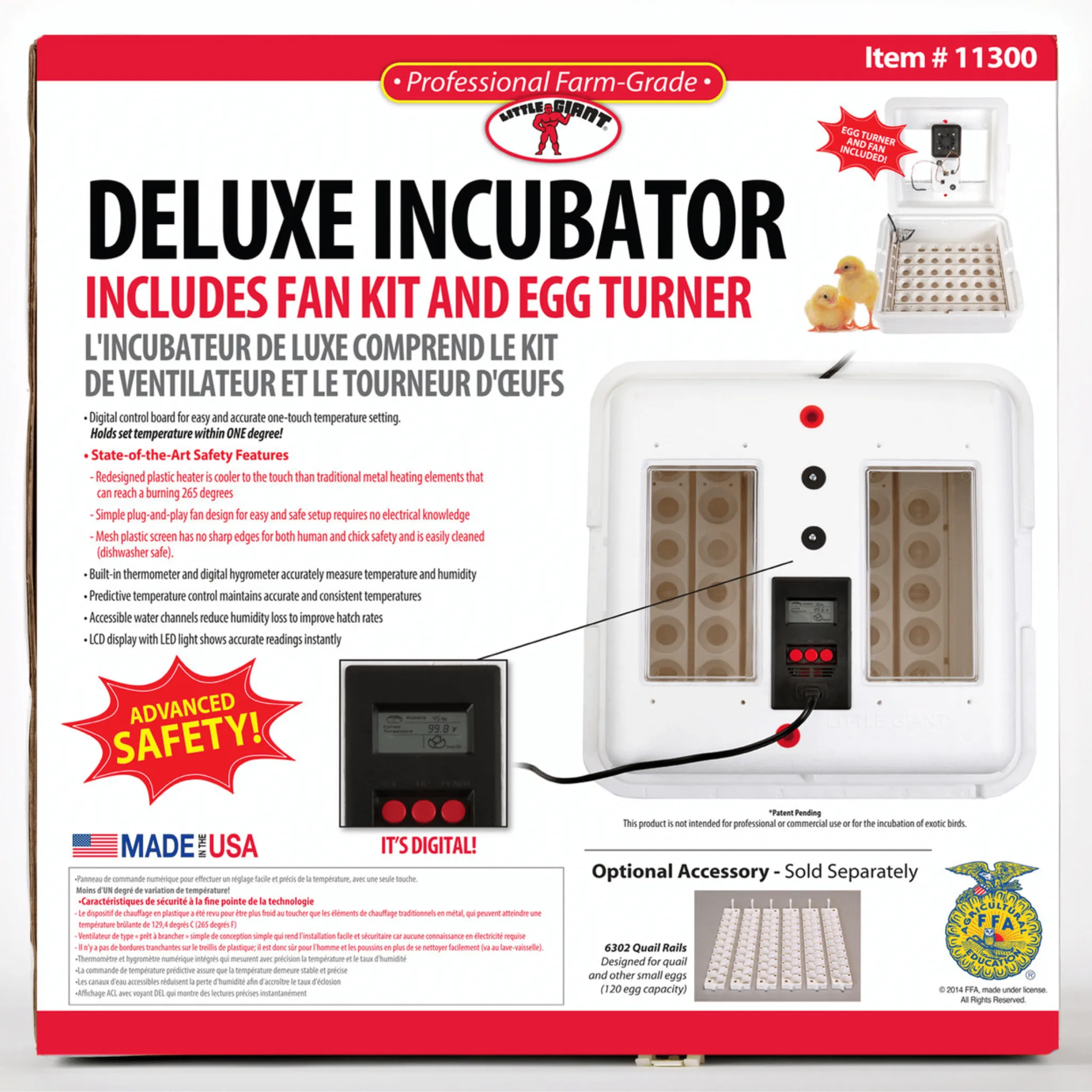 Miller Little Giant Egg Deluxe Incubator with Auto Turner