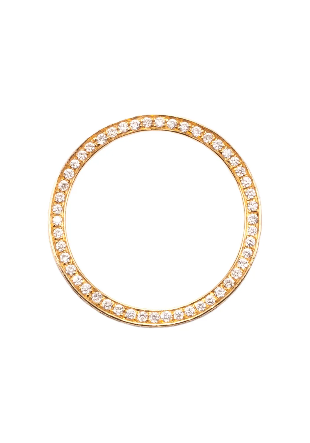 Oster Collection 18KYG 3 Side Micro Pavé Diamond Eternity Band