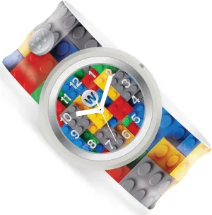 Slap Watch - One Size, Boys and Girls, Plunge Proof, Removable Analog Face, Colorful and Inspiring, Interchangeable Silicone Bands, Fun and Inspiring Bracelet Watches