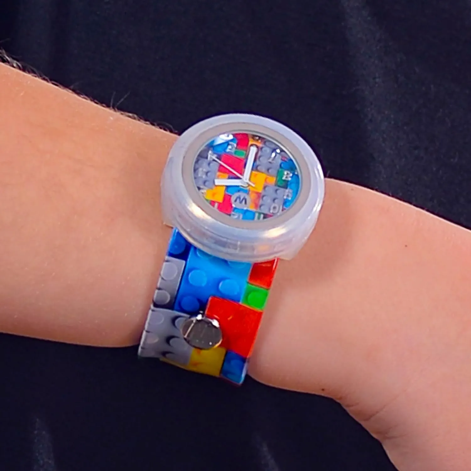 Slap Watch - One Size, Boys and Girls, Plunge Proof, Removable Analog Face, Colorful and Inspiring, Interchangeable Silicone Bands, Fun and Inspiring Bracelet Watches
