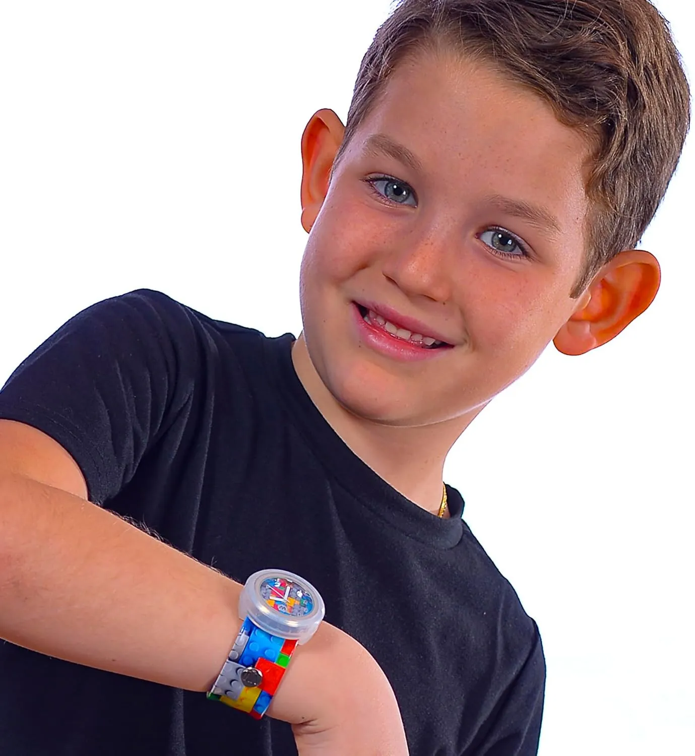 Slap Watch - One Size, Boys and Girls, Plunge Proof, Removable Analog Face, Colorful and Inspiring, Interchangeable Silicone Bands, Fun and Inspiring Bracelet Watches