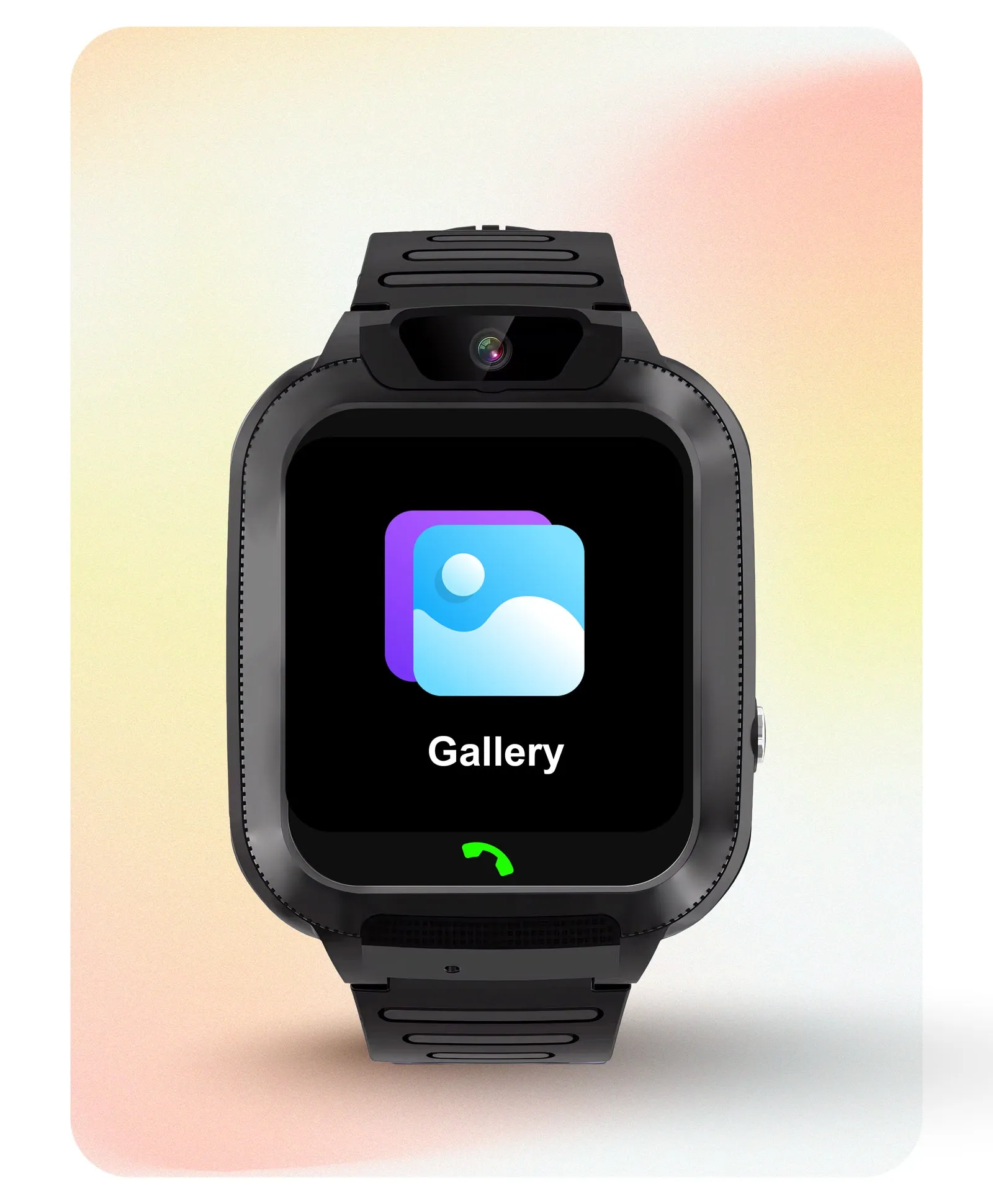 Spiky Basilisk Kids' Cute Waterproof Smartwatch With GPS - Pink