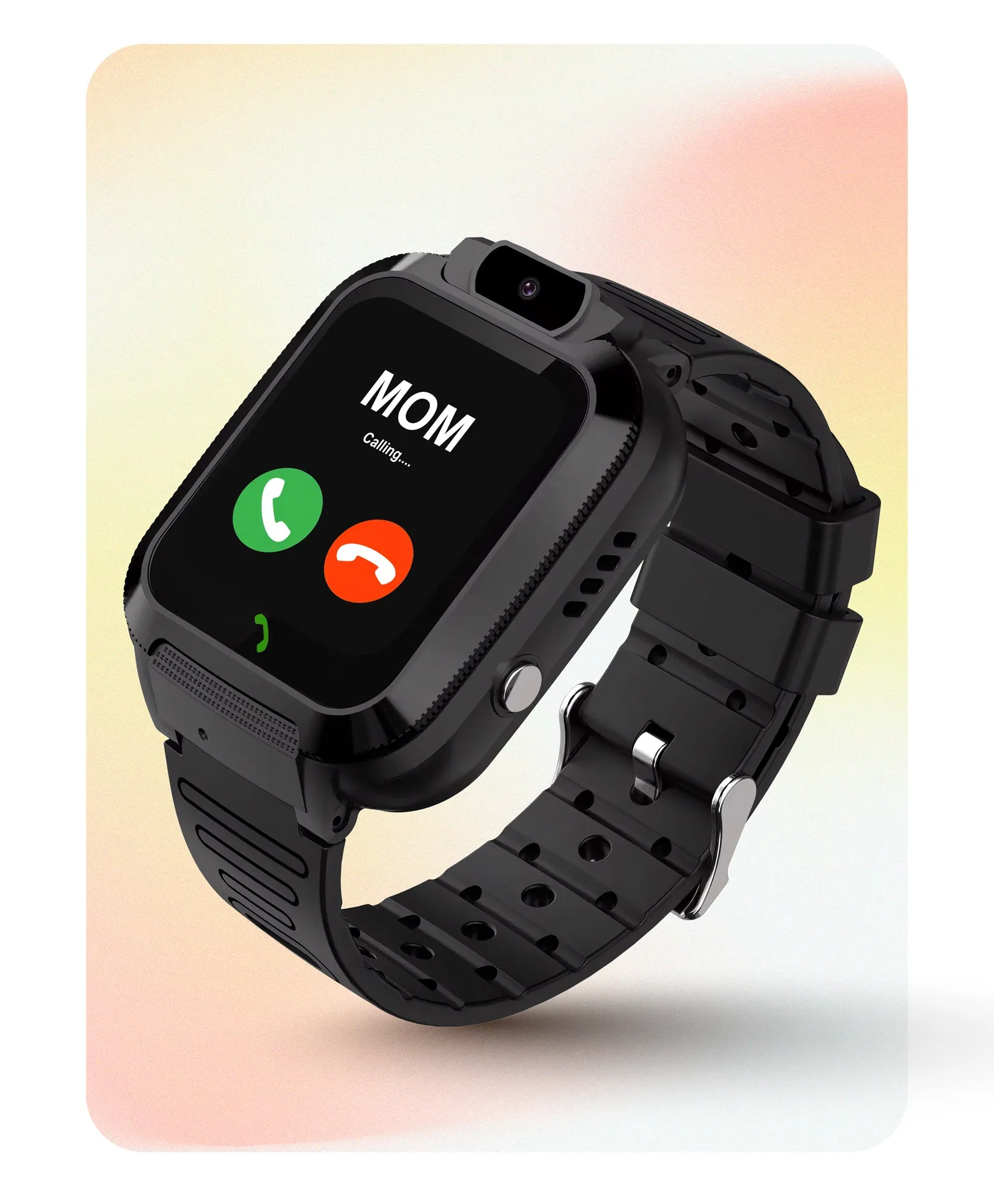 Spiky Basilisk Kids' Cute Waterproof Smartwatch With GPS - Pink