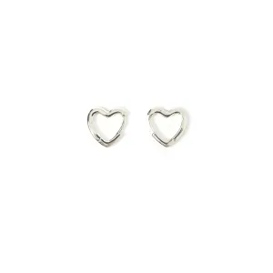 Sweetheart Silver Earrings - Small