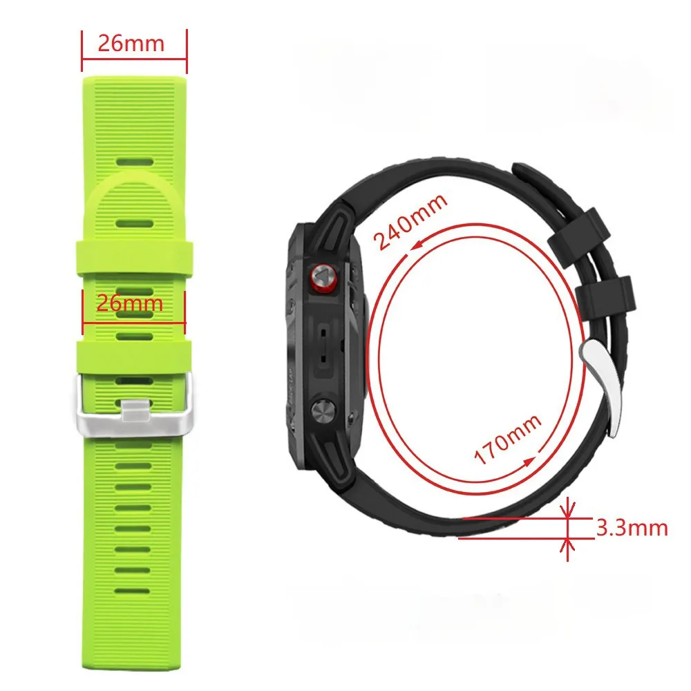 Watch band for Garmin Fenix 5X/6XD 26mm