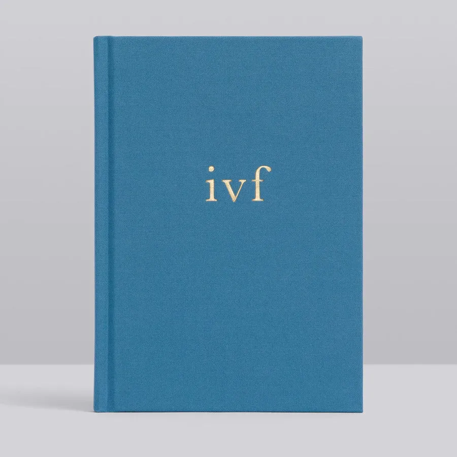 Write To Me - IVF Journal - Blue
