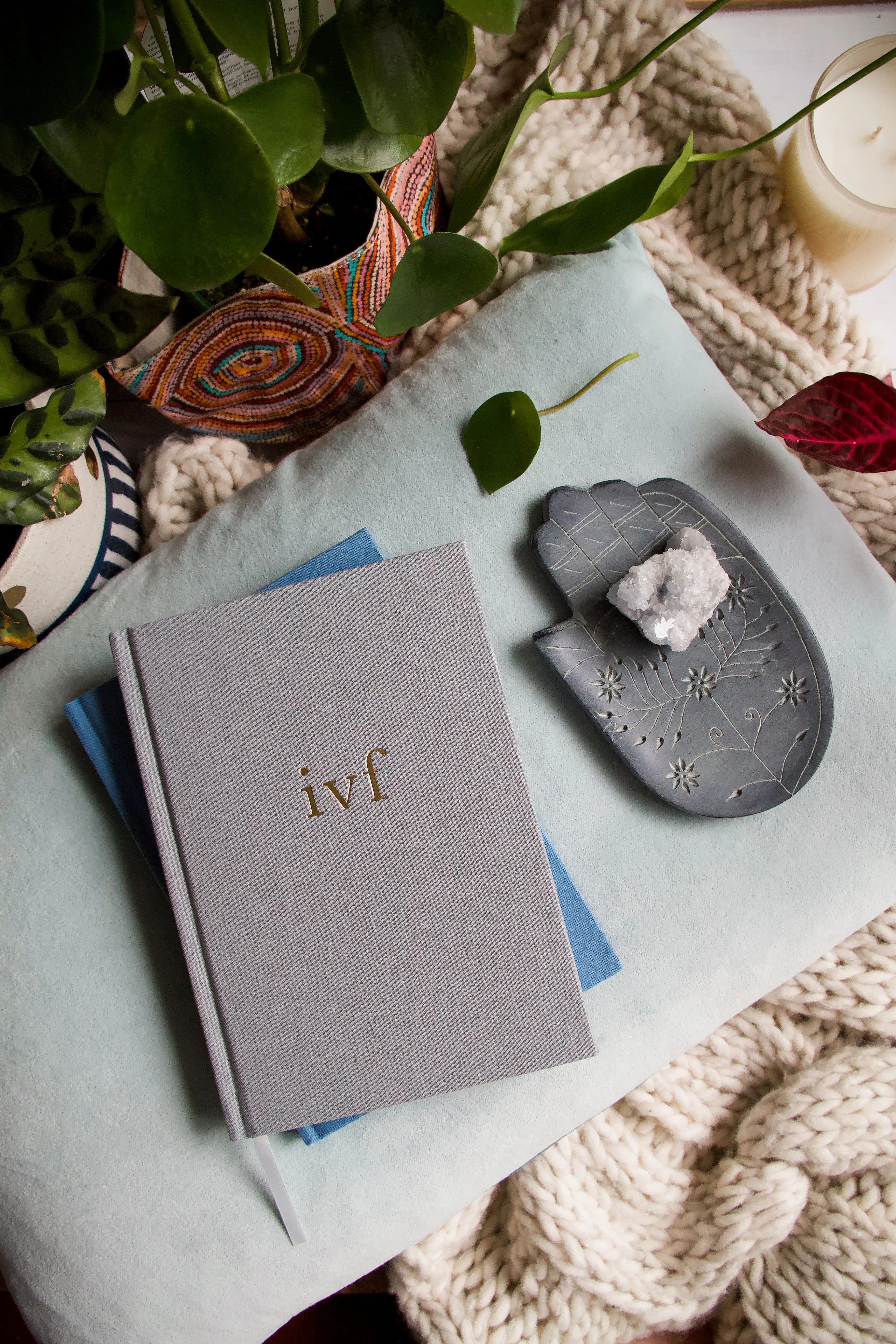 Write To Me - IVF Journal - Grey