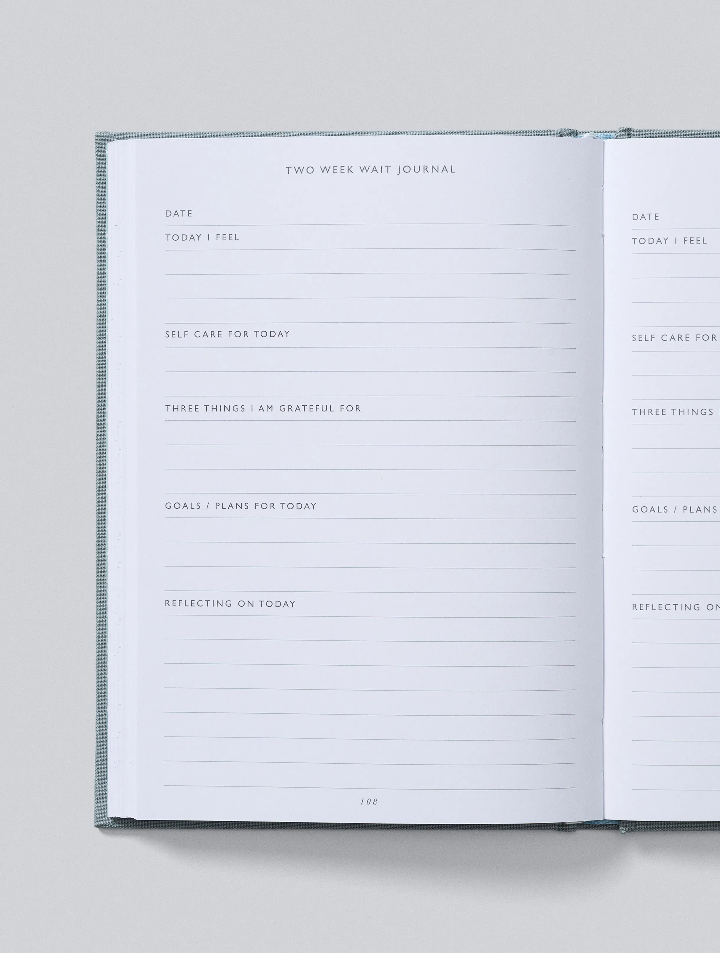 Write To Me - IVF Journal - Grey