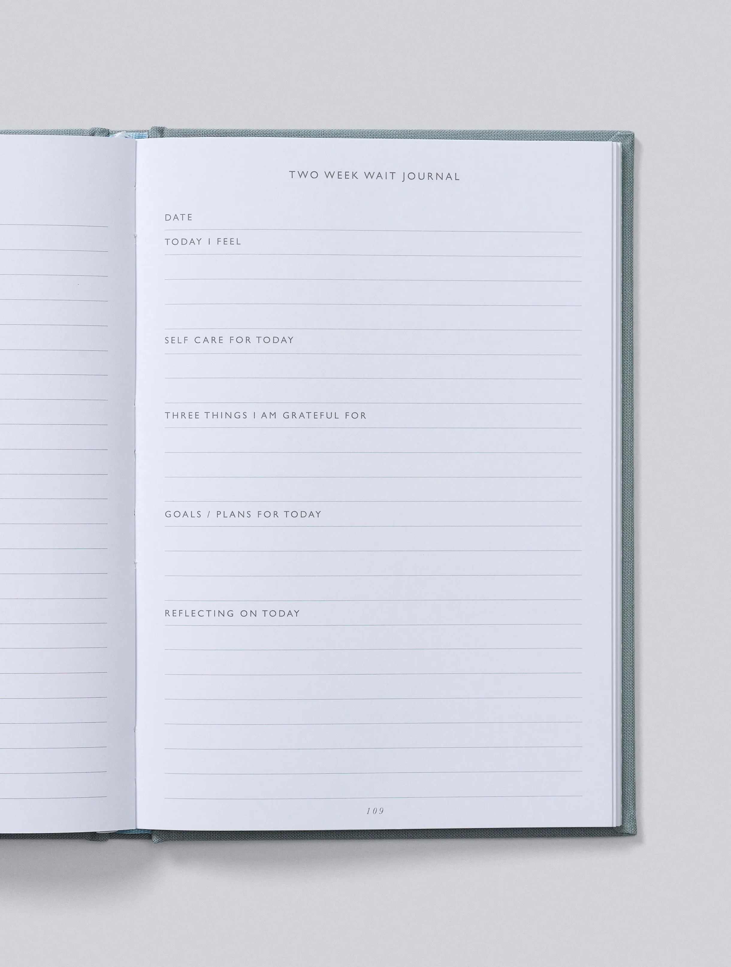 Write To Me - IVF Journal - Grey
