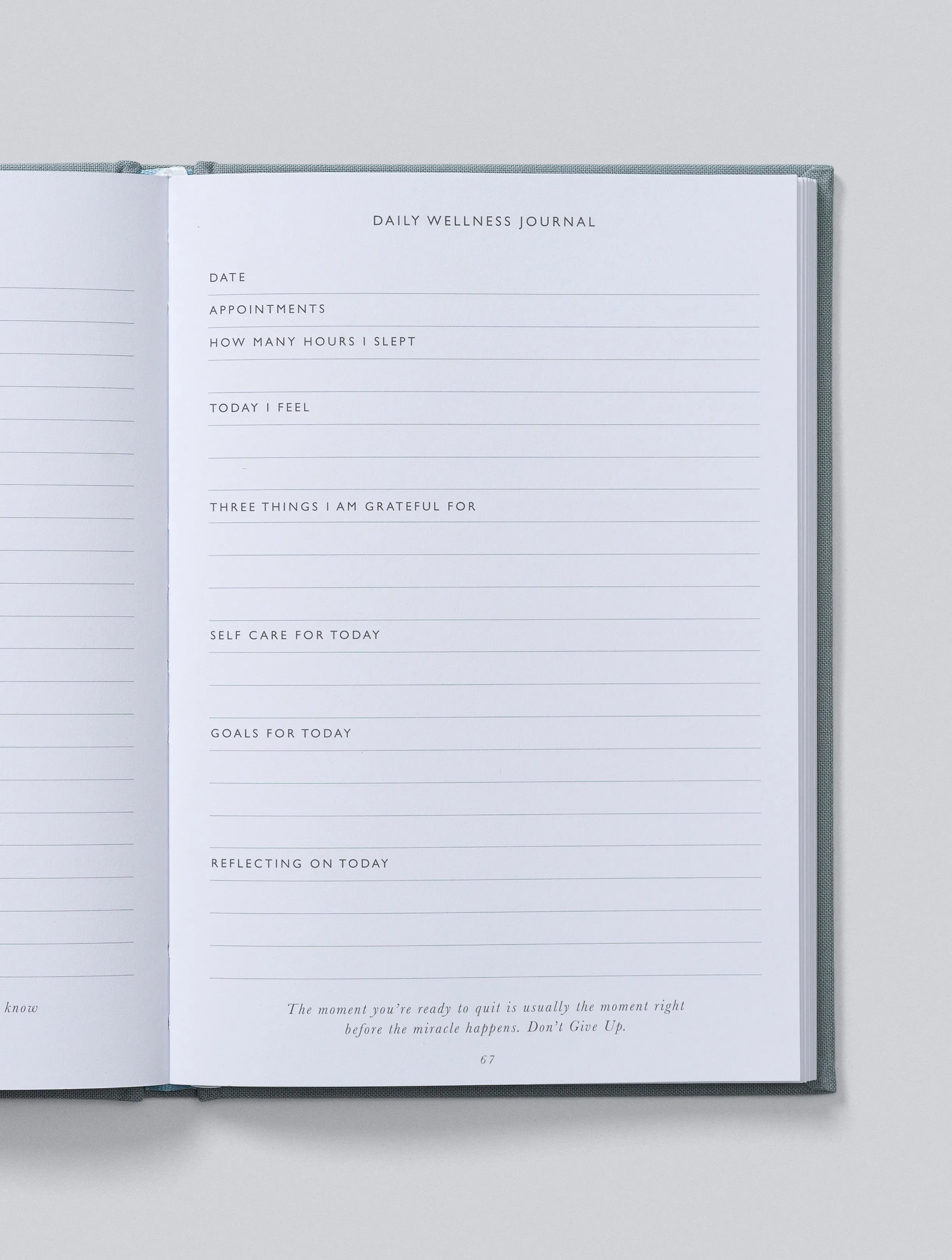 Write To Me - IVF Journal - Grey